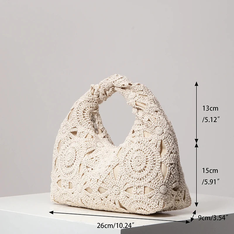 Boho Beach Bags for Women Wicker Bag Premiun Style Tote Bags for Ladies Vacaition Outfits Women Handmade Woven Beach Handbags