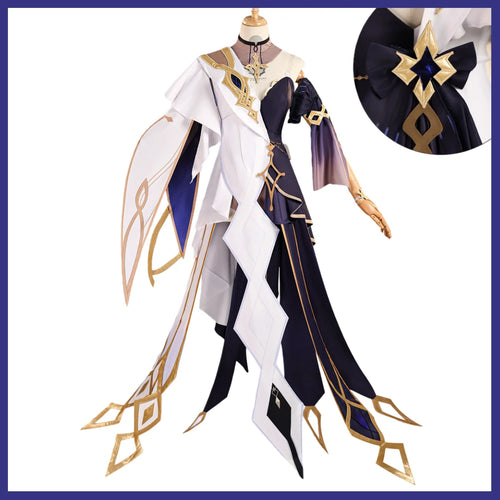 Anime Game Naberius Rhinedottir Cosplay Costume White Dress Uniform Other Accessories Wig Woman Sexy Carnival Party Suit