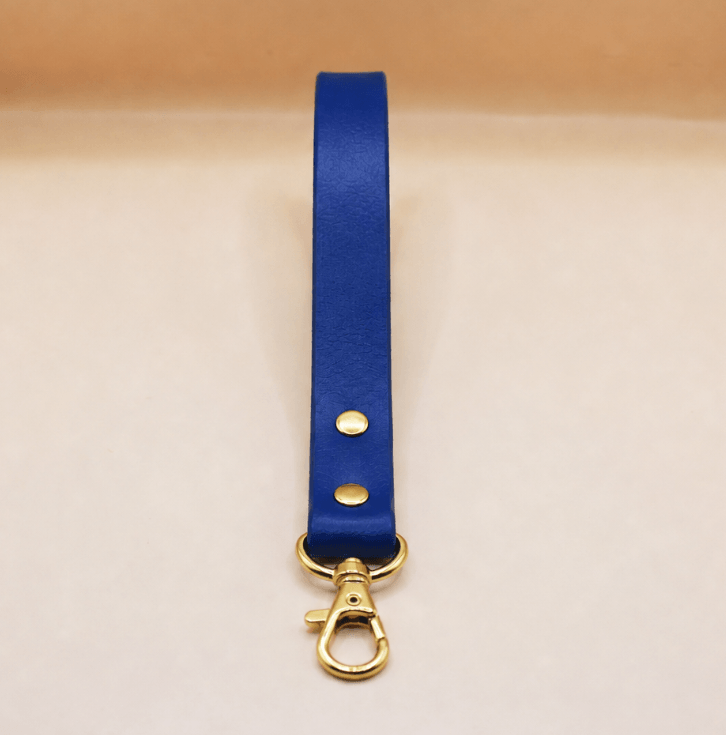 Blue Mini BDSM Leather Leash