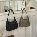 Designer Leather Female Side Bags Retro Shoulder Bag for Women Handbag Casual Ladies Large Capacity Tote Bag