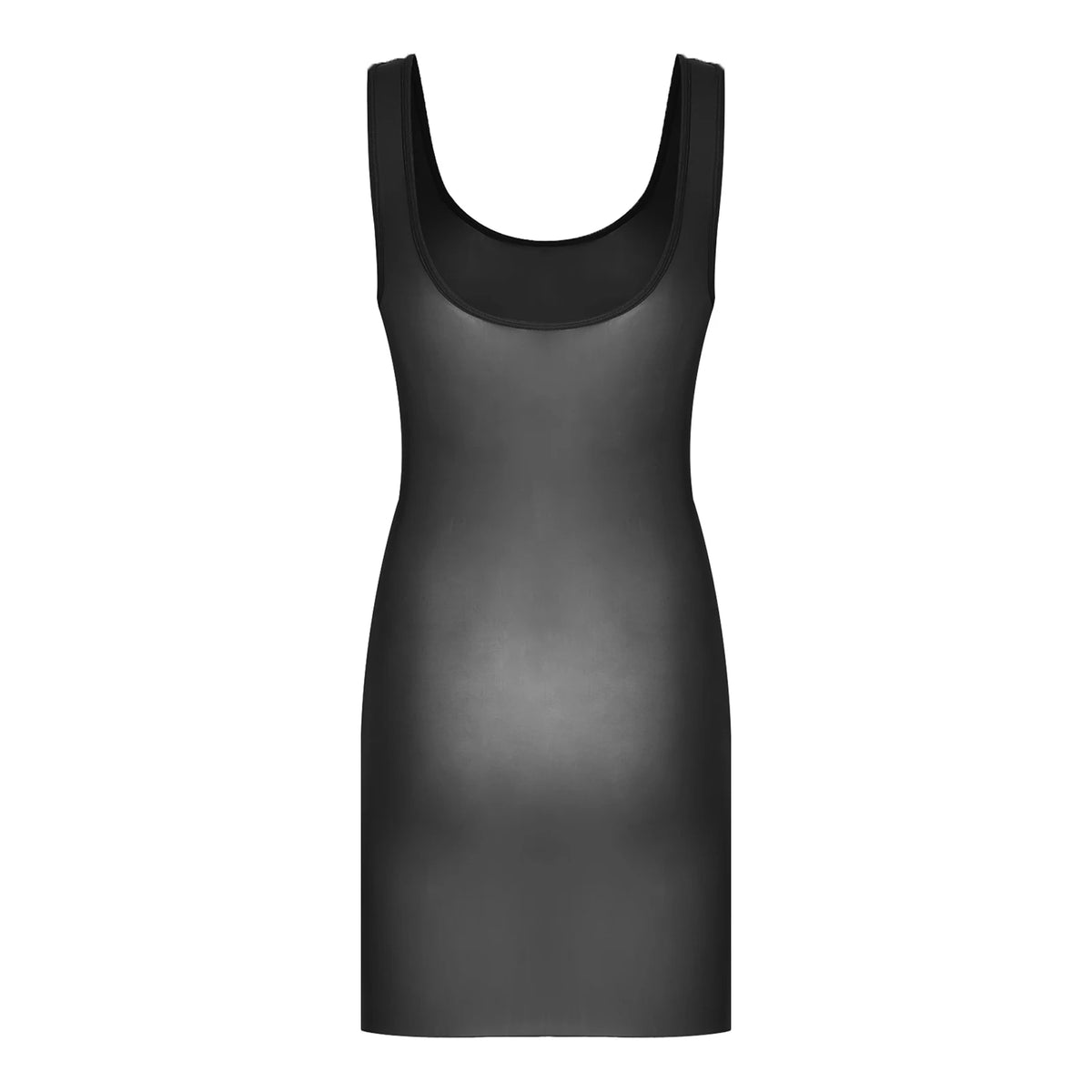 Womens Glossy Sheer Bodycon Dress Sleeveless Scoop Neck Stretchy Mini Dress Sleepwear Tank Nightdress Sexy Lingerie Nightwear