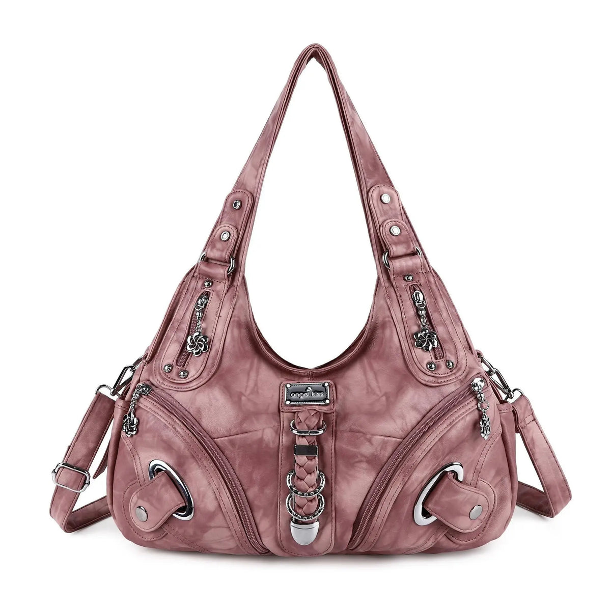 Angel Kiss Women Handbags Fashion Shoulder Bag Large Tote Top-handle Shopping Pack Multifunctional Satchel Lady Hobos Big Purse