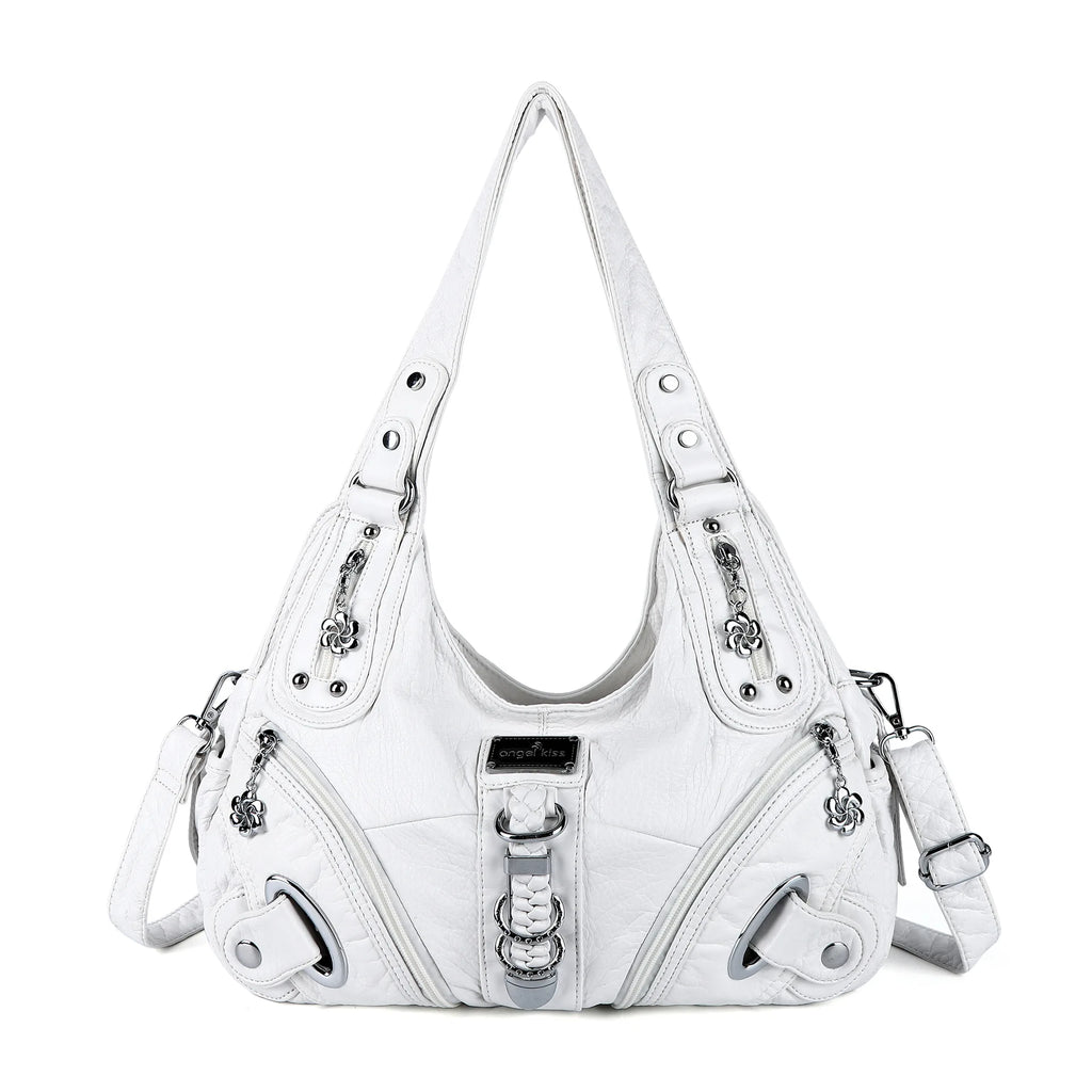 Angel Kiss Women Handbags Fashion Shoulder Bag Large Tote Top-handle Shopping Pack Multifunctional Satchel Lady Hobos Big Purse