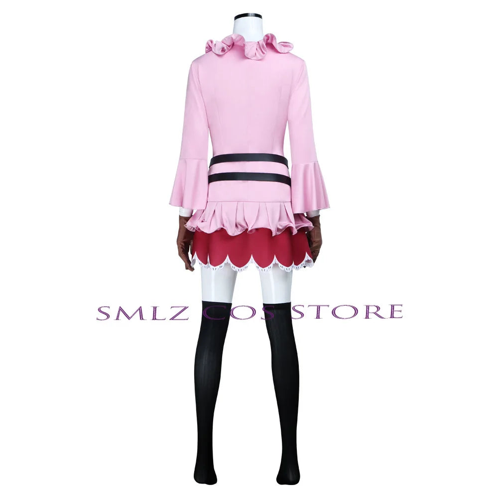 Anime Koala Cosplay Costume Woman Koala Pink Dress Hat Sexy Uniform Wig Set Halloween Carnival Party Play Outfit for Women