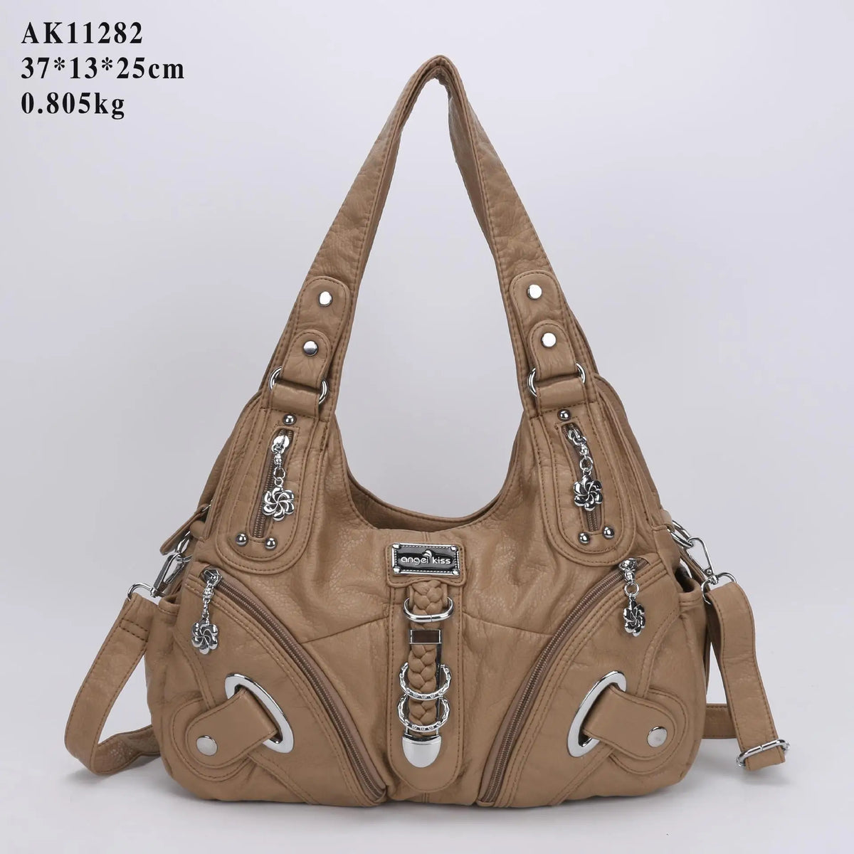 Angel Kiss Women Handbags Fashion Shoulder Bag Large Tote Top-handle Shopping Pack Multifunctional Satchel Lady Hobos Big Purse