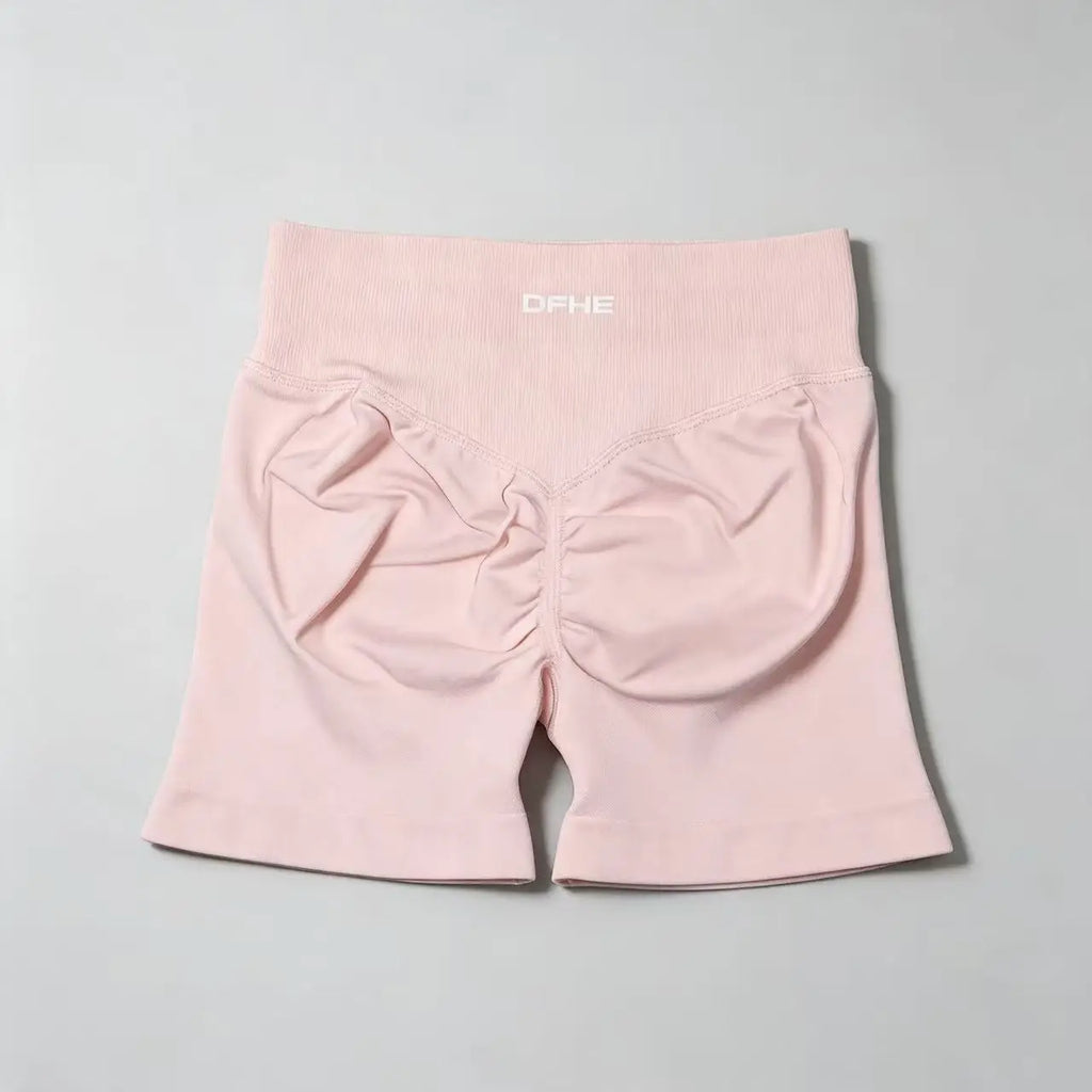 DFHE Women's High Waist Fitness Workout Yoga Shorts Butt Lift Gym Running Sportswear Push up Leggings