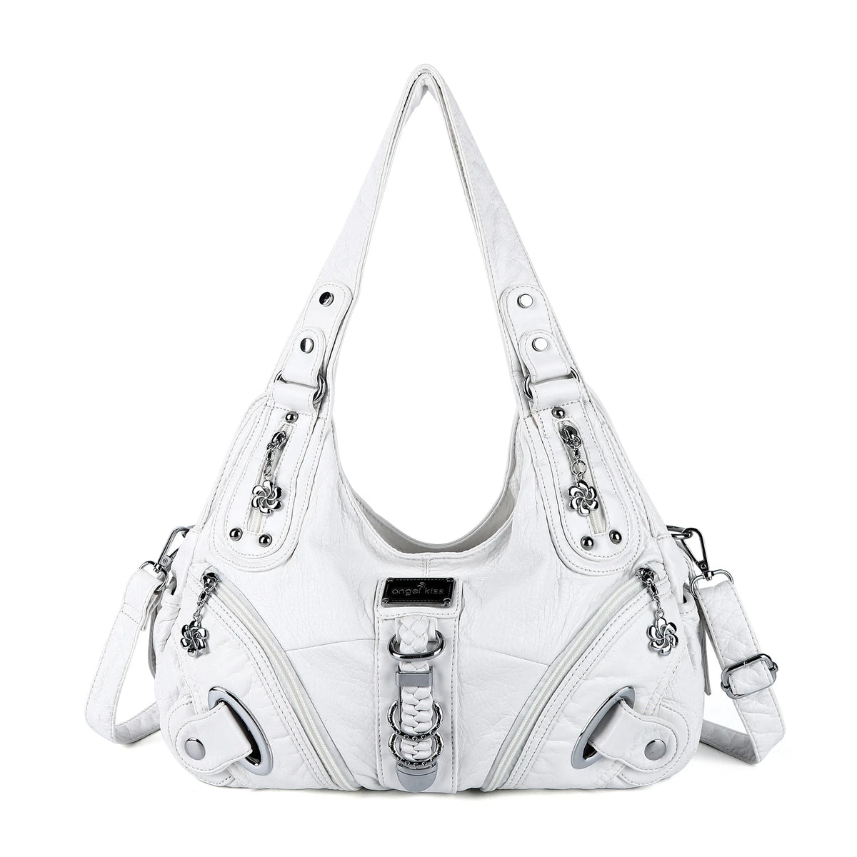 Angel Kiss Women Handbags Fashion Shoulder Bag Large Tote Top-handle Shopping Pack Multifunctional Satchel Lady Hobos Big Purse