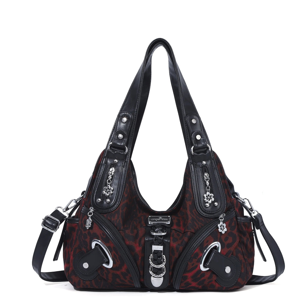 Angel Kiss Women Handbags Fashion Shoulder Bag Large Tote Top-handle Shopping Pack Multifunctional Satchel Lady Hobos Big Purse