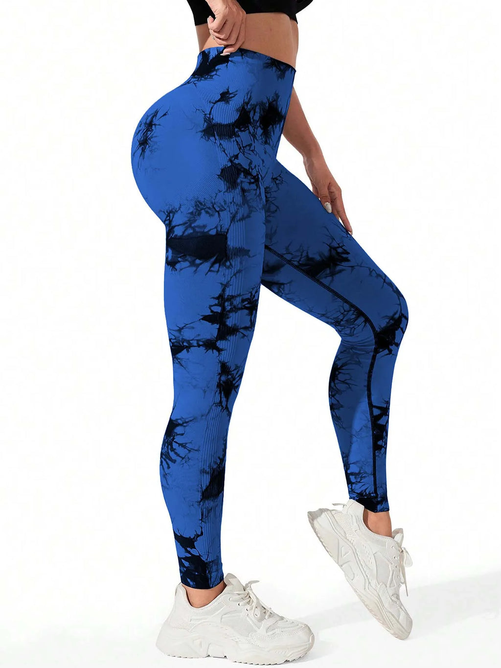 Women's Seamless Tie-dye Yoga Pants High Waist Soft Comfortable Gym Fitness Sportswear Workout Leggings Tights