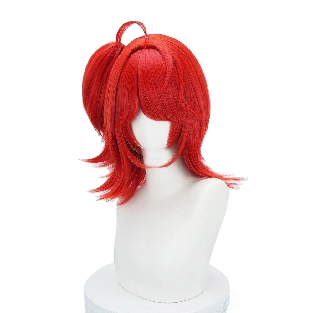 Game Arknights Exusiai The New Covenant Cosplay Costume Legend Seeker Wig Fight Uniform Dress Red Cloak Woman Sexy Carnival Suit