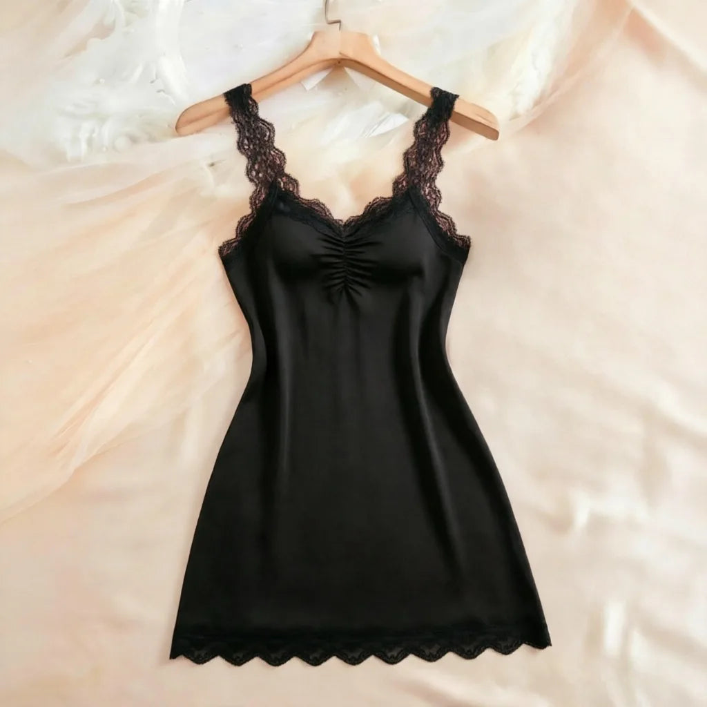New Women Homewear High Sense Lace Nightwear For Female Hot Caliente Sexy Seductive Lingerie Lady Nightie Underwear