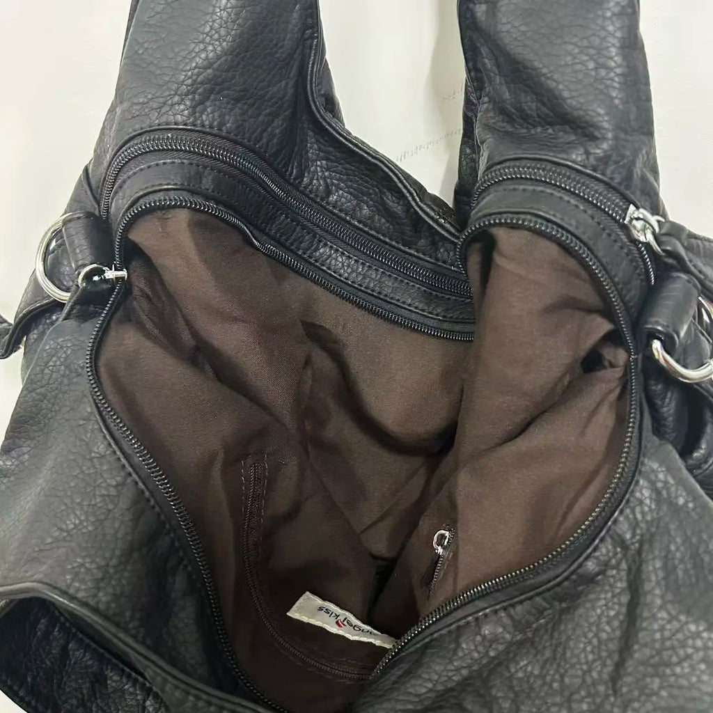Angel Kiss Women Handbags Fashion Shoulder Bag Large Tote Top-handle Shopping Pack Multifunctional Satchel Lady Hobos Big Purse