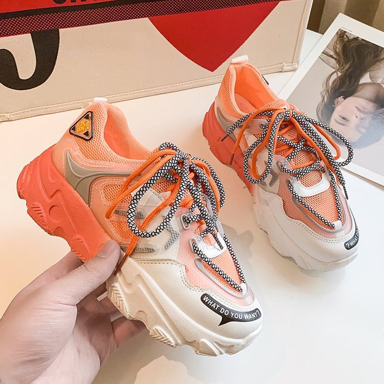 Gradient Rainbow Platform Shoes