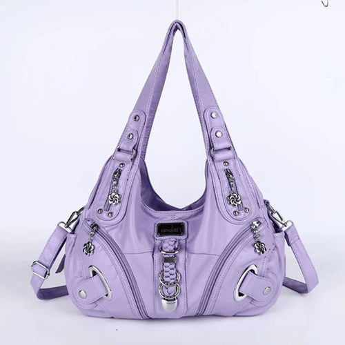 Angel Kiss Women Handbags Fashion Shoulder Bag Large Tote Top-handle Shopping Pack Multifunctional Satchel Lady Hobos Big Purse