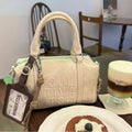 JIAERDI Vintage Style Card Slot Boston Handbag Women Trendy Multifunctional Shoulder Bag Ladies Leather Spacious Luxury Bags Y2k