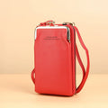 Fashion Small Crossbody Phone Pouch Bags Women Mini Leather Wallet Shoulder Messenger Bag Ladies Phone Bag Coin Purse Handbag