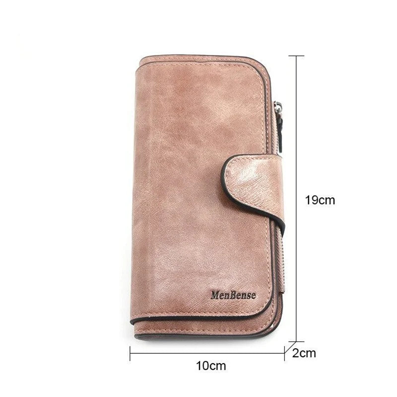Fashion  Wallet Woman Long Clutch PU Leather Hand Bag Large Capacity Card Holder Zipper Coin Purse Money Bag for Ladies