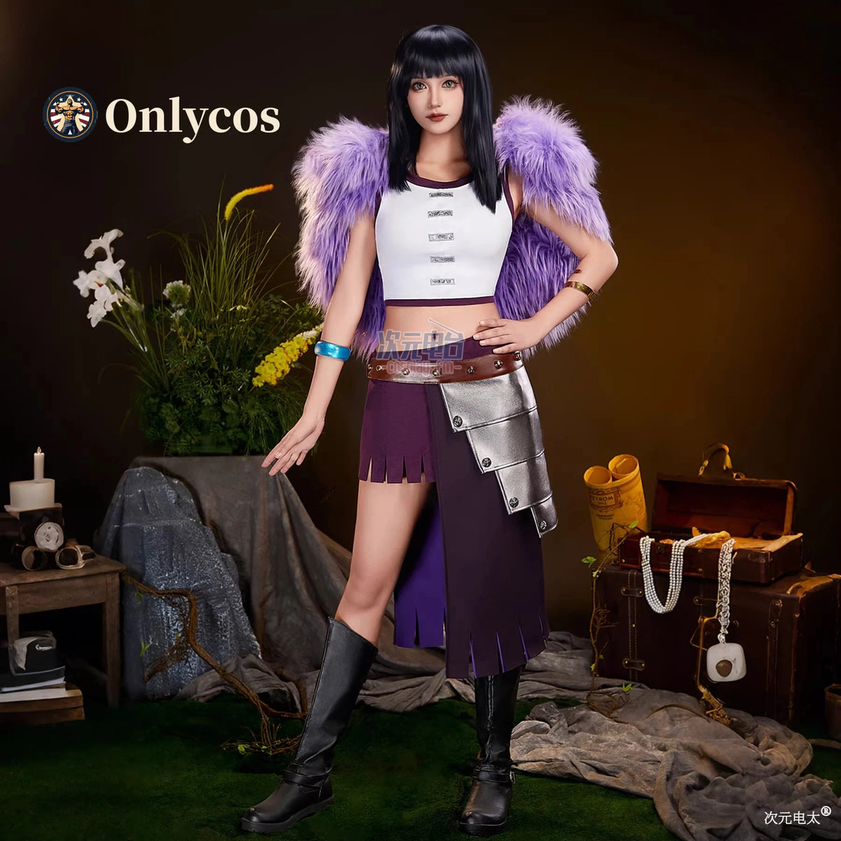 Elbaf Arc Nico Robin Cosplay Costume Role Play Women Girls Sexy Elegant Halloween Party Dress Suit Full Set COSFun