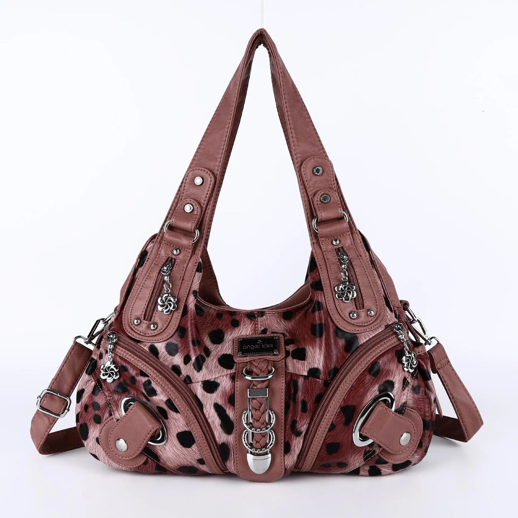 Angel Kiss Women Handbags Fashion Shoulder Bag Large Tote Top-handle Shopping Pack Multifunctional Satchel Lady Hobos Big Purse