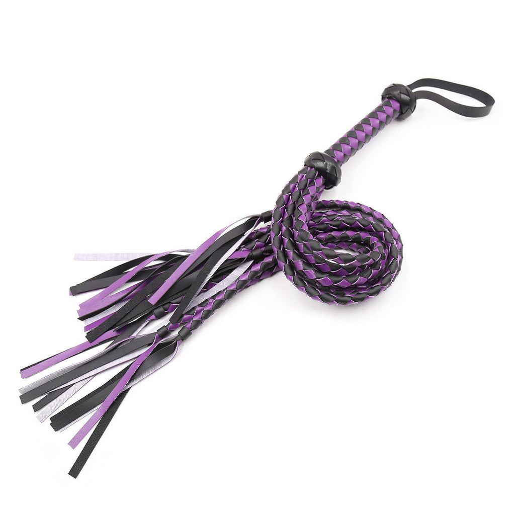 8 Strand Leather Flogger Whip