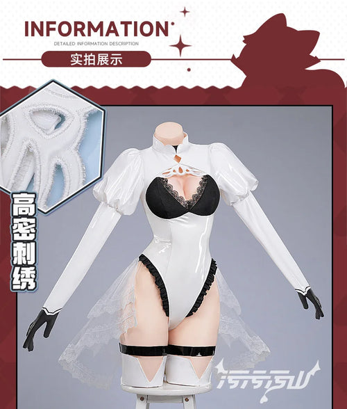 Azur Lane Linkage Automata 2B Cosplay Costume YoRHa No. 2 Type B Women's sexy leather jumpsuit Halloween party private suit