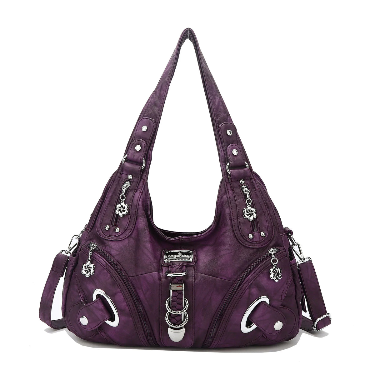 Angel Kiss Women Handbags Fashion Shoulder Bag Large Tote Top-handle Shopping Pack Multifunctional Satchel Lady Hobos Big Purse