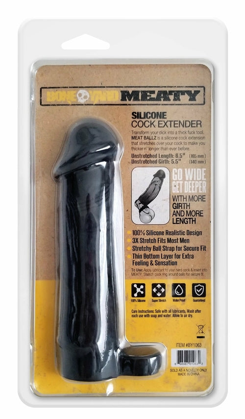 Meaty Cock Extender Black