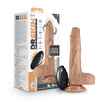 Blush Dr. Skin 7.75-Inch Thrusting & Vibrating Realistic Dildo with Suction Cup Base