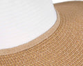 Ladies summer straw beach hat