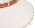 White ladies summer beach hat