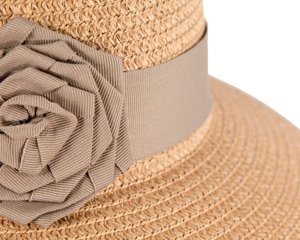 Elegant nude ladies summer beach hat