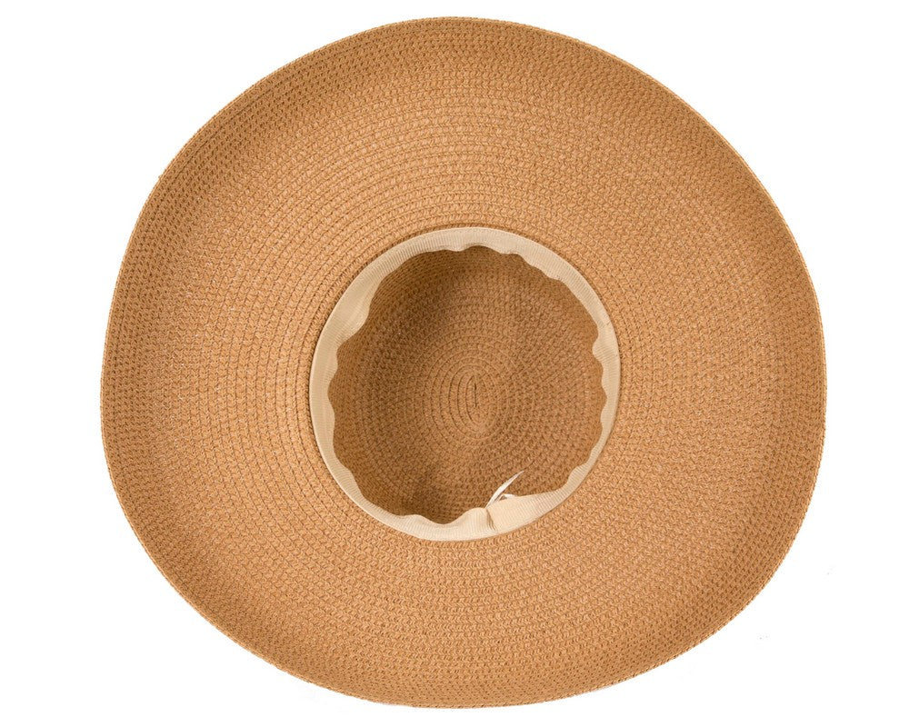 Elegant nude ladies summer beach hat