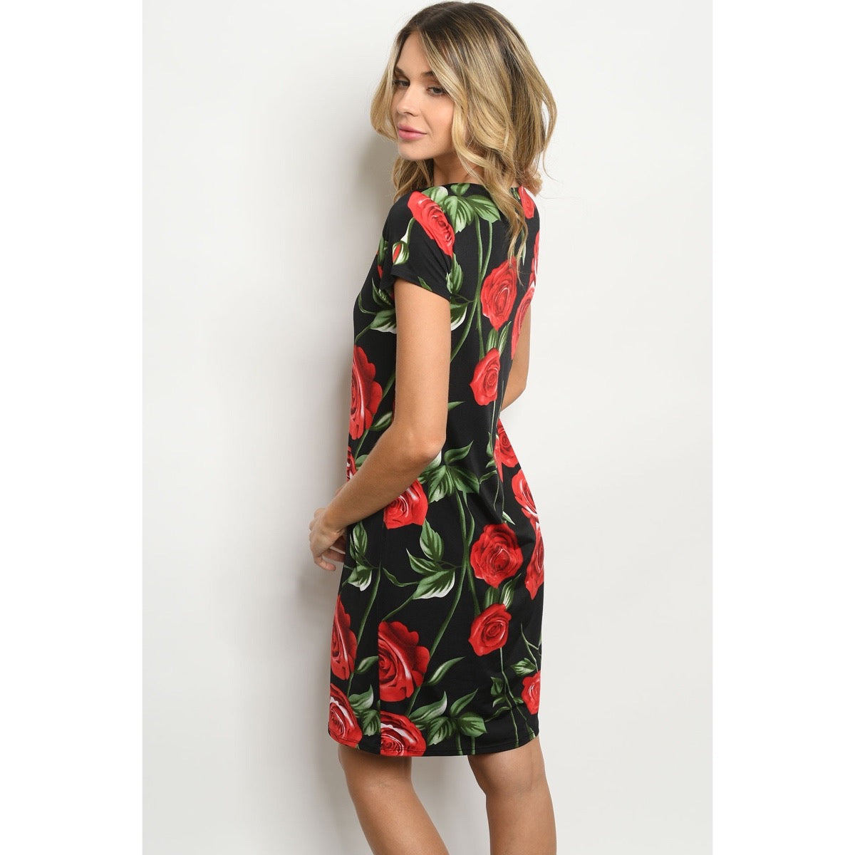 ‘Roses’ Sun Summer Dress
