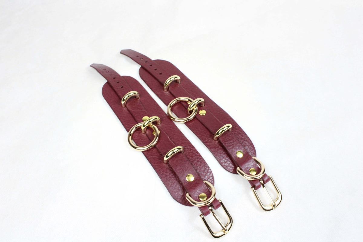 Wrist Cuffs- Adjustable Wrist  Ankle Restraints for BDSM Play