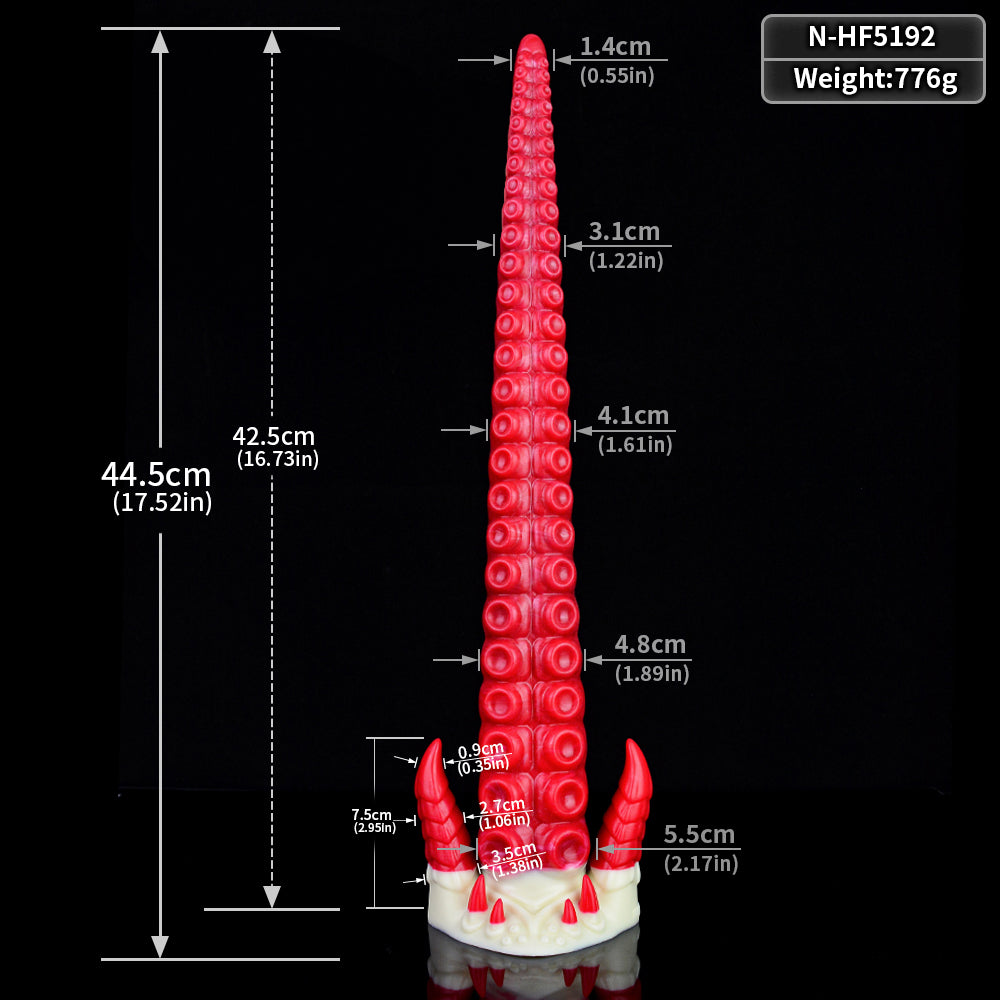 NNSX Joseph Hellfire Octopus Tentacle Dildo
