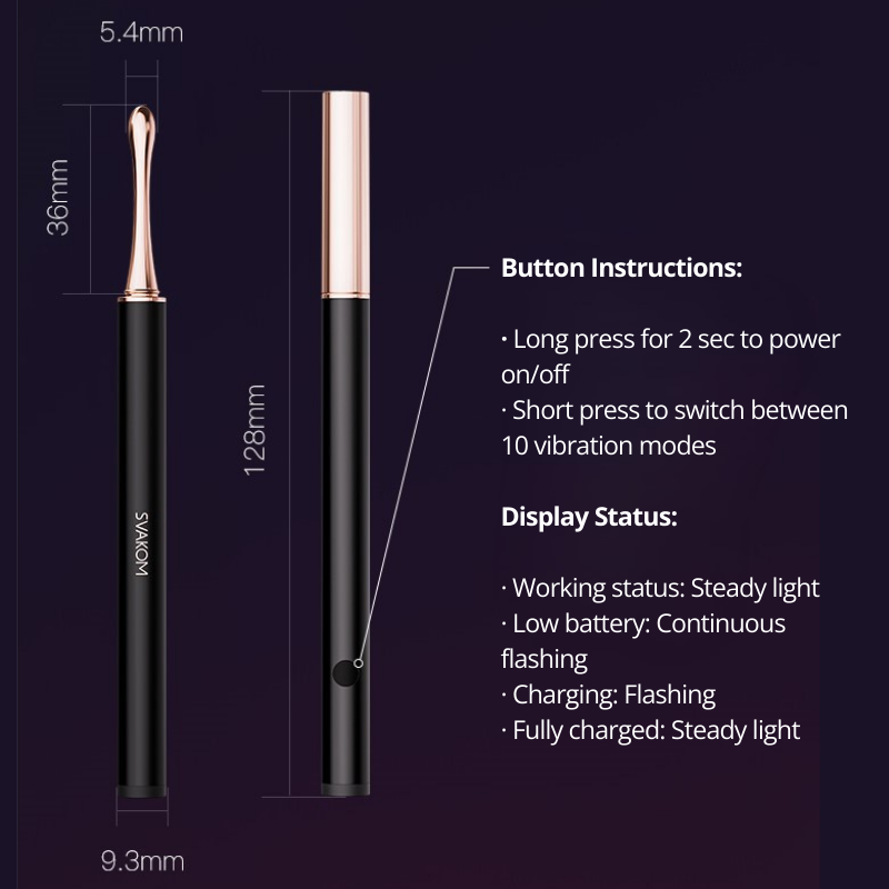 SVAKOM Eyeliner Portable G-Spot Vibrator