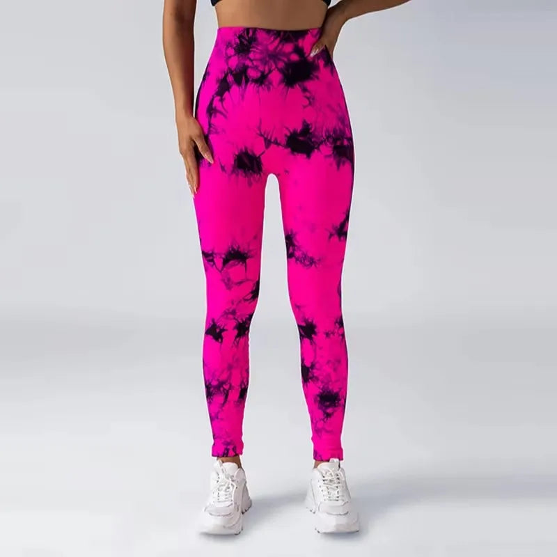 CZGUKE Women Yoga Pants Sport Leggings Seamless High Waist Push Up Woman Tights Fitness Workout Leggins Gym Clothing