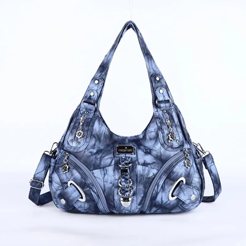 Angel Kiss Women Handbags Fashion Shoulder Bag Large Tote Top-handle Shopping Pack Multifunctional Satchel Lady Hobos Big Purse