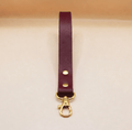 Burgundy Mini BDSM Leather Leash