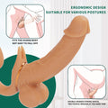 Cannon Double-Ended Vibrating Realistic Dildo Strapless Strap-On