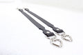 BDSM Restraint Connector Set Marble Purple Leather with Heart Rings