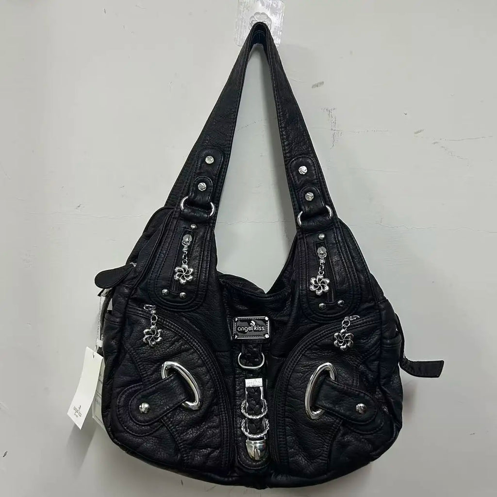 Angel Kiss Women Handbags Fashion Shoulder Bag Large Tote Top-handle Shopping Pack Multifunctional Satchel Lady Hobos Big Purse