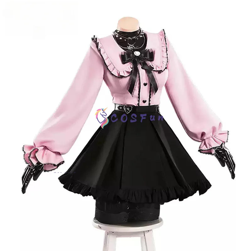 Vtuber Kurokawa Miu Cosplay Costume Anime Party Sexy Uniform Hallowen Play Role Clothes Clothing COSFun