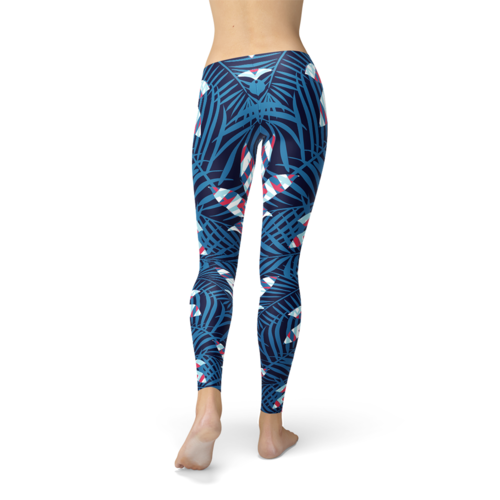 Tropical Leaf Leggings