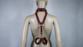 Bdsm Collar Cuffs Set – 3-Way Connector With Leather Cuffs