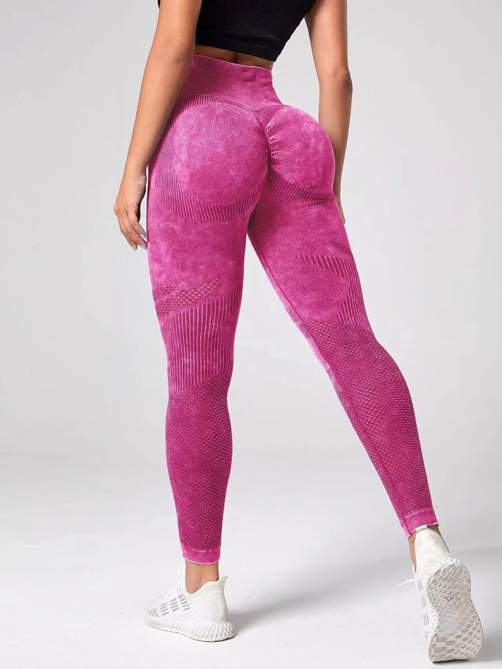 Seamless Leggings Sport Women Fitness Push Up Yoga Pants High Waist Hip-lifting Workout Running Scrunch Sportswear Gym Tights
