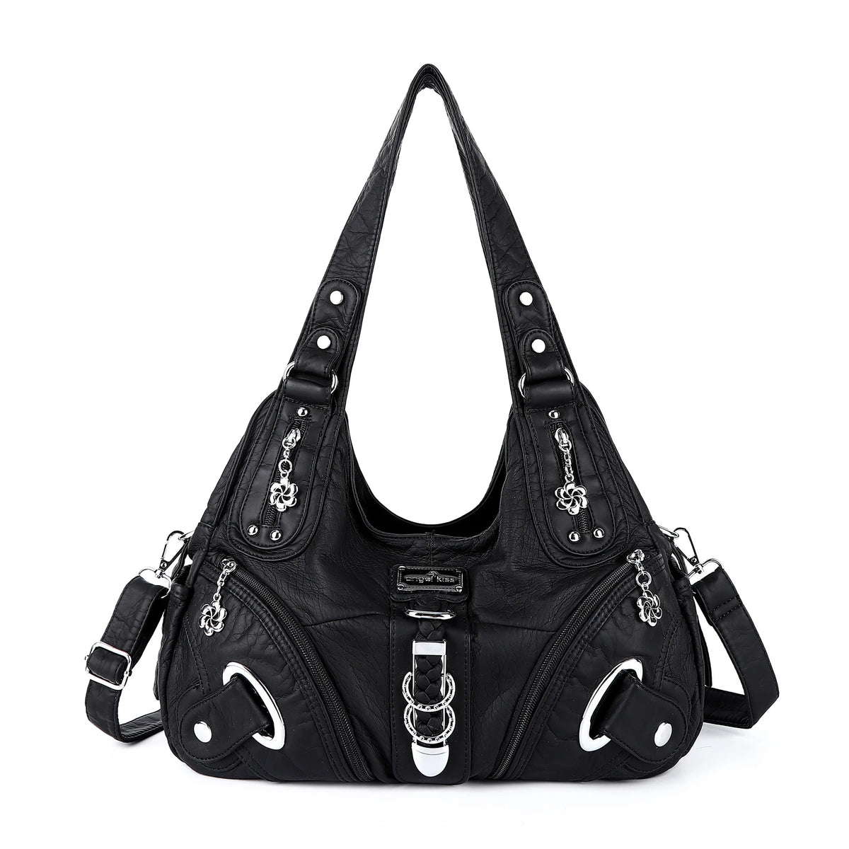 Angel Kiss Women Handbags Fashion Shoulder Bag Large Tote Top-handle Shopping Pack Multifunctional Satchel Lady Hobos Big Purse