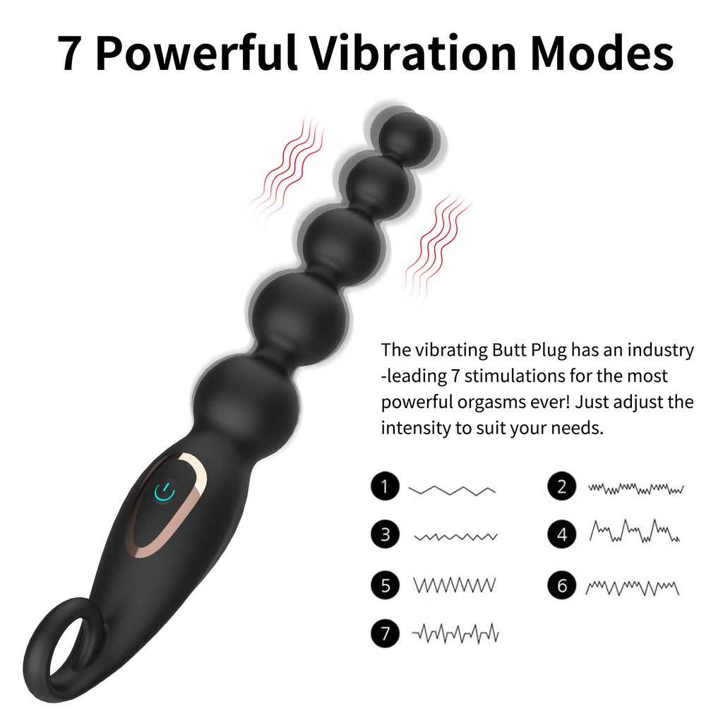 Hgod 7-Speed Vibrating Anal Beads