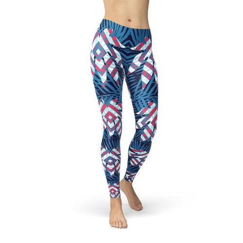 Tropical Leaf Leggings