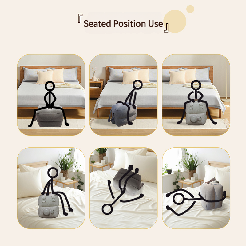 ZQ Inflatable Sex Pillow Chair for Vibrators & Sex Machines